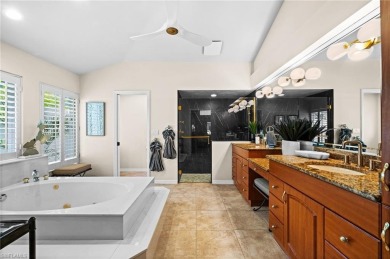 Rarely available Estate Home with Water and Golf Views available on Estero Country Club in Florida - for sale on GolfHomes.com, golf home, golf lot