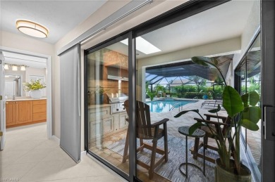 Rarely available Estate Home with Water and Golf Views available on Estero Country Club in Florida - for sale on GolfHomes.com, golf home, golf lot