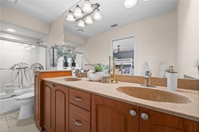 Rarely available Estate Home with Water and Golf Views available on Estero Country Club in Florida - for sale on GolfHomes.com, golf home, golf lot
