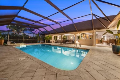 Rarely available Estate Home with Water and Golf Views available on Estero Country Club in Florida - for sale on GolfHomes.com, golf home, golf lot