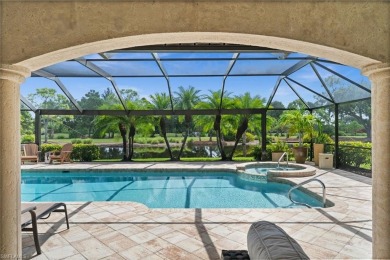Rarely available Estate Home with Water and Golf Views available on Estero Country Club in Florida - for sale on GolfHomes.com, golf home, golf lot
