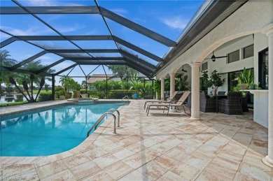 Rarely available Estate Home with Water and Golf Views available on Estero Country Club in Florida - for sale on GolfHomes.com, golf home, golf lot