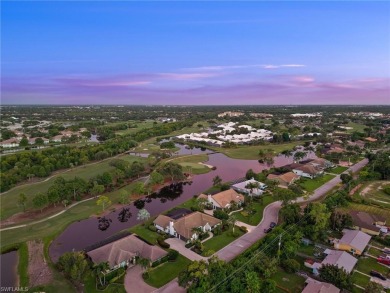 Rarely available Estate Home with Water and Golf Views available on Estero Country Club in Florida - for sale on GolfHomes.com, golf home, golf lot