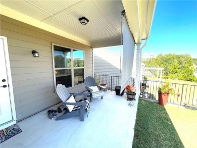 Gorgeous breathtaking scenery from your cozy covered back patio on Chateau Elan Golf Club  in Georgia - for sale on GolfHomes.com, golf home, golf lot