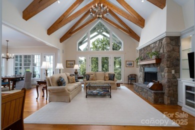 Experience lakefront living at its finest in this stunning on Old North State Club at Uwharrie Point Golf community in North Carolina - for sale on GolfHomes.com, golf home, golf lot