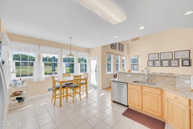 This elegant brick-front home offers the perfect blend of style on Knob Hill Golf Club in New Jersey - for sale on GolfHomes.com, golf home, golf lot