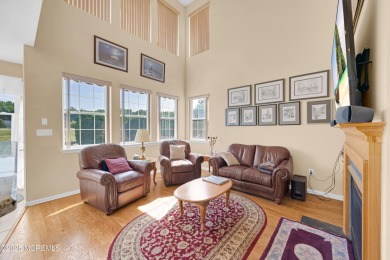 This elegant brick-front home offers the perfect blend of style on Knob Hill Golf Club in New Jersey - for sale on GolfHomes.com, golf home, golf lot