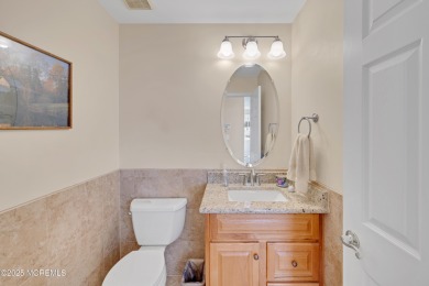 This elegant brick-front home offers the perfect blend of style on Knob Hill Golf Club in New Jersey - for sale on GolfHomes.com, golf home, golf lot