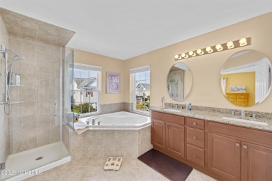 This elegant brick-front home offers the perfect blend of style on Knob Hill Golf Club in New Jersey - for sale on GolfHomes.com, golf home, golf lot