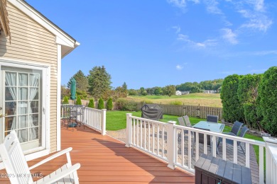 This elegant brick-front home offers the perfect blend of style on Knob Hill Golf Club in New Jersey - for sale on GolfHomes.com, golf home, golf lot
