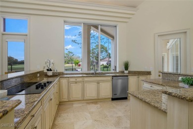 Discover unparalleled elegance in this stunning 4-bedroom + den on Fiddlesticks Country Club in Florida - for sale on GolfHomes.com, golf home, golf lot