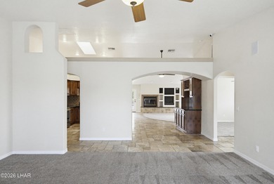 Entertainers Dream Backyard! Lagoon Style Pebble Tek Solar on London Bridge Golf Course in Arizona - for sale on GolfHomes.com, golf home, golf lot