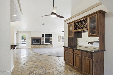 Entertainers Dream Backyard! Lagoon Style Pebble Tek Solar on London Bridge Golf Course in Arizona - for sale on GolfHomes.com, golf home, golf lot