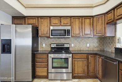 Entertainers Dream Backyard! Lagoon Style Pebble Tek Solar on London Bridge Golf Course in Arizona - for sale on GolfHomes.com, golf home, golf lot