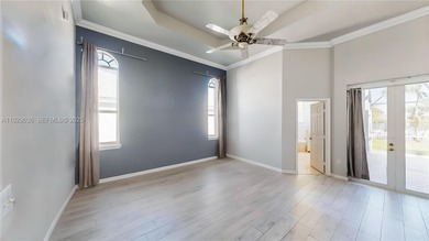 Step into this stylish 5-bedroom, 4-bath home (2 full, 2 half) on Keys Gate Golf Club in Florida - for sale on GolfHomes.com, golf home, golf lot