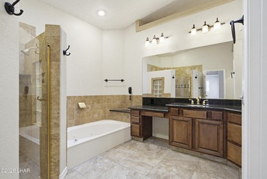 Entertainers Dream Backyard! Lagoon Style Pebble Tek Solar on London Bridge Golf Course in Arizona - for sale on GolfHomes.com, golf home, golf lot