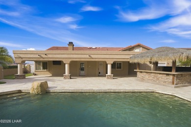 Entertainers Dream Backyard! Lagoon Style Pebble Tek Solar on London Bridge Golf Course in Arizona - for sale on GolfHomes.com, golf home, golf lot
