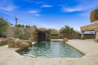 Entertainers Dream Backyard! Lagoon Style Pebble Tek Solar on London Bridge Golf Course in Arizona - for sale on GolfHomes.com, golf home, golf lot