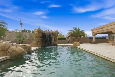 Entertainers Dream Backyard! Lagoon Style Pebble Tek Solar on London Bridge Golf Course in Arizona - for sale on GolfHomes.com, golf home, golf lot