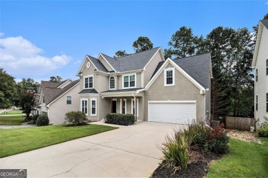 Stunning stucco home in the highly sought-after Summer Grove on Summergrove Golf Club in Georgia - for sale on GolfHomes.com, golf home, golf lot