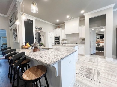 Built in 2022, this beautifully designed 3-bedroom, 2-bath home on Bella Vista Country Club - Highlands in Arkansas - for sale on GolfHomes.com, golf home, golf lot