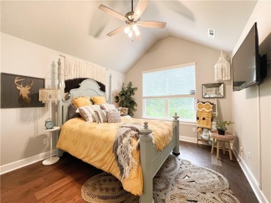 Built in 2022, this beautifully designed 3-bedroom, 2-bath home on Bella Vista Country Club - Highlands in Arkansas - for sale on GolfHomes.com, golf home, golf lot