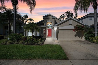 This home is perfectly positioned overlooking the 1st hole of on Highlands Reserve Golf Club in Florida - for sale on GolfHomes.com, golf home, golf lot