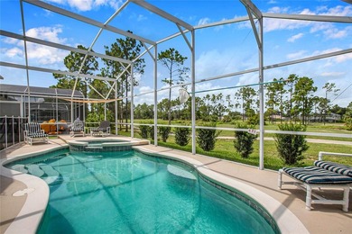 This home is perfectly positioned overlooking the 1st hole of on Highlands Reserve Golf Club in Florida - for sale on GolfHomes.com, golf home, golf lot