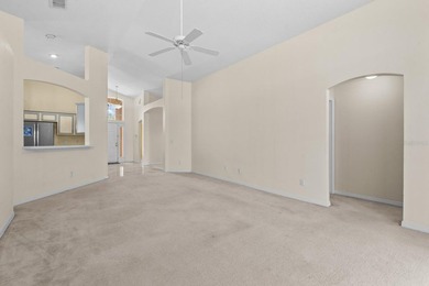 This home is perfectly positioned overlooking the 1st hole of on Highlands Reserve Golf Club in Florida - for sale on GolfHomes.com, golf home, golf lot