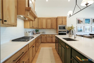 Stunning custom one-story home in the sought-after golf course on Vaaler Creek Golf Club in Texas - for sale on GolfHomes.com, golf home, golf lot