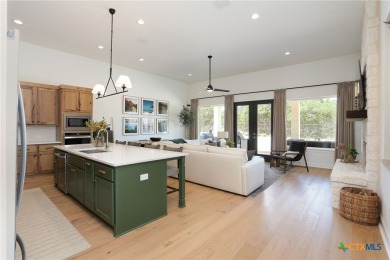 Stunning custom one-story home in the sought-after golf course on Vaaler Creek Golf Club in Texas - for sale on GolfHomes.com, golf home, golf lot