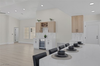 Enjoy a backyard enhanced with new privacy hedging, thoughtfully on Highland Falls Golf Club in Nevada - for sale on GolfHomes.com, golf home, golf lot