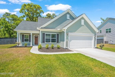 Welcome to this beautifully maintained 1 year old Carson plan- 3 on Ladys Island Country Club in South Carolina - for sale on GolfHomes.com, golf home, golf lot