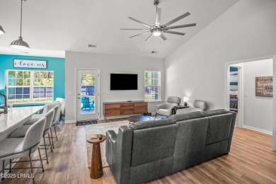 Welcome to this beautifully maintained 1 year old Carson plan- 3 on Ladys Island Country Club in South Carolina - for sale on GolfHomes.com, golf home, golf lot