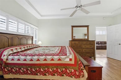 This concrete block/stucco home boasts a new roof and gutters in on Monarch At Royal Highlands in Florida - for sale on GolfHomes.com, golf home, golf lot