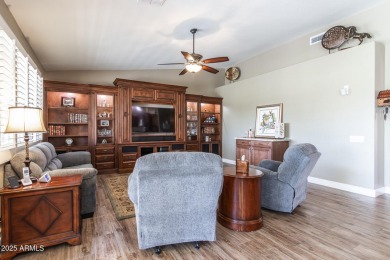 Luxurious Marbella model home perfectly situated behind the 4th on Oakwood Golf Club  in Arizona - for sale on GolfHomes.com, golf home, golf lot