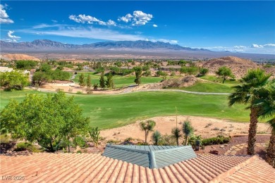 Stretching over the Arnold Palmer fairway, the city, and on The Oasis Golf Club in Nevada - for sale on GolfHomes.com, golf home, golf lot