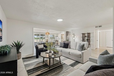 Golf course frontage on Lakes East with wide open views of the on Sun City Lakes West and East in Arizona - for sale on GolfHomes.com, golf home, golf lot