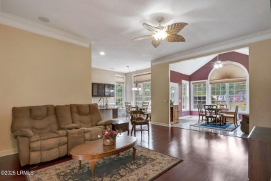 This 3-bedroom home with an office and a sunroom offers a split on Eagles Pointe Golf Club in South Carolina - for sale on GolfHomes.com, golf home, golf lot