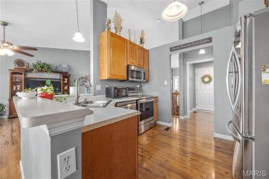 Situated in a desirable golf community, this 2-bedroom, 2-bath on Golf Club of Wentzville in Missouri - for sale on GolfHomes.com, golf home, golf lot