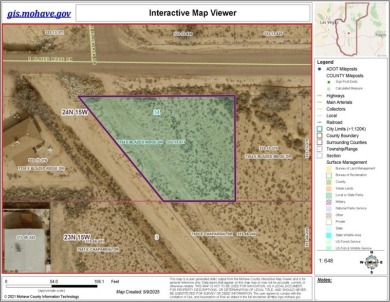 LARGE LOT WITH WATER & POWER TO THE PROPERTY LINE. This Lot Is on Valle Vista Golf Course in Arizona - for sale on GolfHomes.com, golf home, golf lot