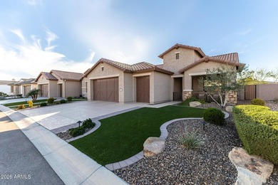 Location, location, location! This nearly new Mandara model on Tuscany Falls At Pebble Creek in Arizona - for sale on GolfHomes.com, golf home, golf lot