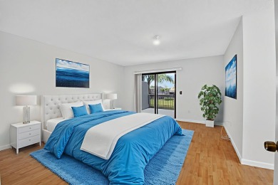 Nestled within a gated community, this 3 bedroom 2.5 bath on Boca Delray Golf and Country Club in Florida - for sale on GolfHomes.com, golf home, golf lot