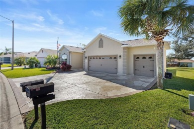 NEW ROOF 2024, NEW HVAC 2021! EXPANDED DRIVEWAY, plus GOLF CART on Stonecrest Golf and Club Club in Florida - for sale on GolfHomes.com, golf home, golf lot