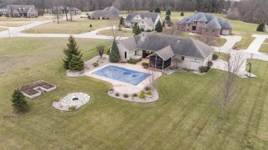 Situated on a spacious lot and a half in Legacy Estates on Legacy Hills Golf Club in Indiana - for sale on GolfHomes.com, golf home, golf lot