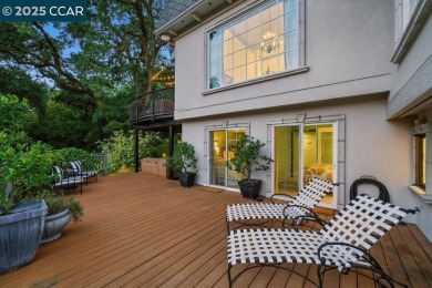 Perched above the 5th Fairway of Orinda Country Club, this on Orinda Country Club in California - for sale on GolfHomes.com, golf home, golf lot