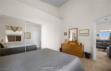 This immaculate, fully furnished townhome sits above the 15th on Wolf Creek At Paradise Canyon in Nevada - for sale on GolfHomes.com, golf home, golf lot