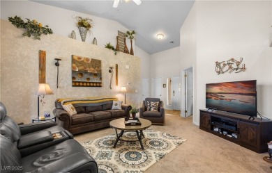 This immaculate, fully furnished townhome sits above the 15th on Wolf Creek At Paradise Canyon in Nevada - for sale on GolfHomes.com, golf home, golf lot