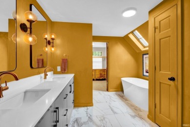 This charming, custom Amish-built home in Fairway Knoll at Eagle on The Eagle Pointe Golf Resort in Indiana - for sale on GolfHomes.com, golf home, golf lot