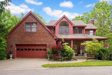 This charming, custom Amish-built home in Fairway Knoll at Eagle on The Eagle Pointe Golf Resort in Indiana - for sale on GolfHomes.com, golf home, golf lot